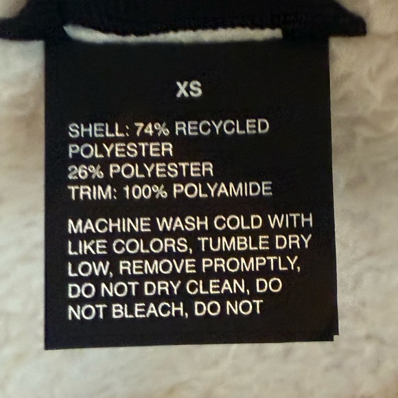 Vuori Cream and Olive Sherpa Sweatshirt - Picture 7 of 11